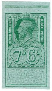 (I.B) George V Revenue : Unappropriated Die Proof 7/6d