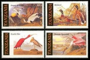 1986 Tanzania 315-318 Ducks 