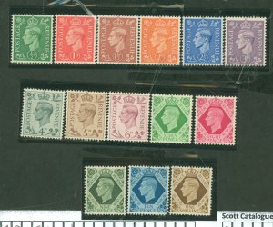 Great Britain #235-248 Mint (NH) Single (Complete Set)