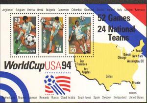 US #2837 Mint Sheet World Cup Soccer S/S 