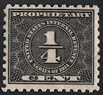 US 1914  Sc RB45 1/4c Mint NH Proprietary Revenue