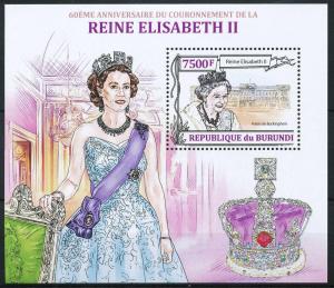 BURUNDI 2013 SHEET bur13206b ELISABETH II QUEEN ROYALTY 