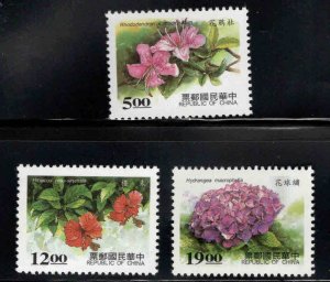 CHINA ROC Taiwan  Scott 3108-3110 MNH** 1997 Woody Plant set