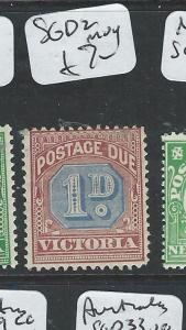 VICTORIA (P1403B) POSTAGE DUE 1D SG2    MOG