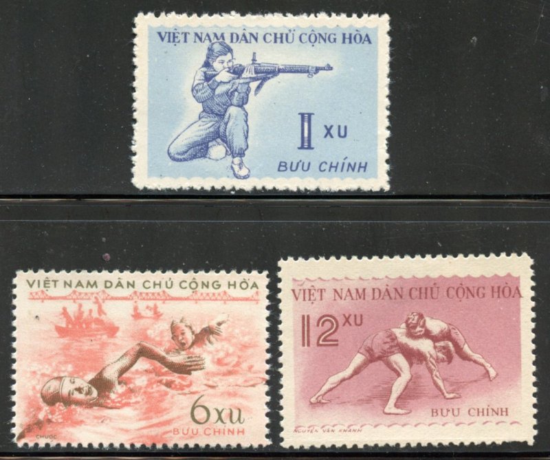 Viet-nam, North  #102-4, Mint. CV $ 6.50