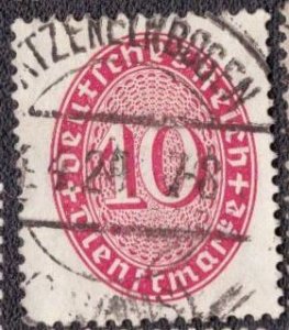 Germany O68 1927 Used