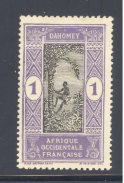 Dahomey Sc # 42 mint hinged (RS)