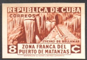 1936 Cuba Stamps Sc 328 Matanzas Caves of Bellamar MNH