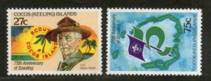 Cocos Keeling Islands 1982 Scouting Year Baden Powell Boy Scout Sc 85-6 MNH # 77