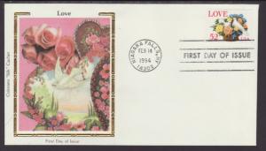 US 2815 Love Doves 1994 Colorano U/A FDC