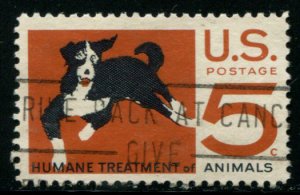 1307 US 5c Humane Treatment of Animals, used