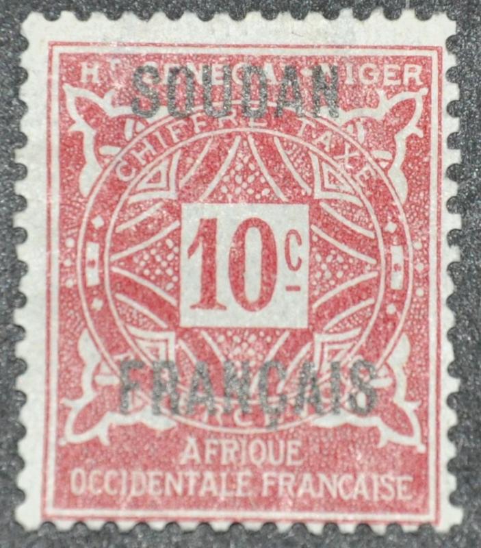 DYNAMITE Stamps: French Sudan Scott #J2  UNUSED