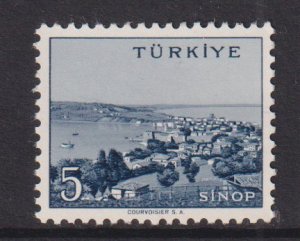 Turkey  #1390  MNH  1960  views  5k  Sinop  small size