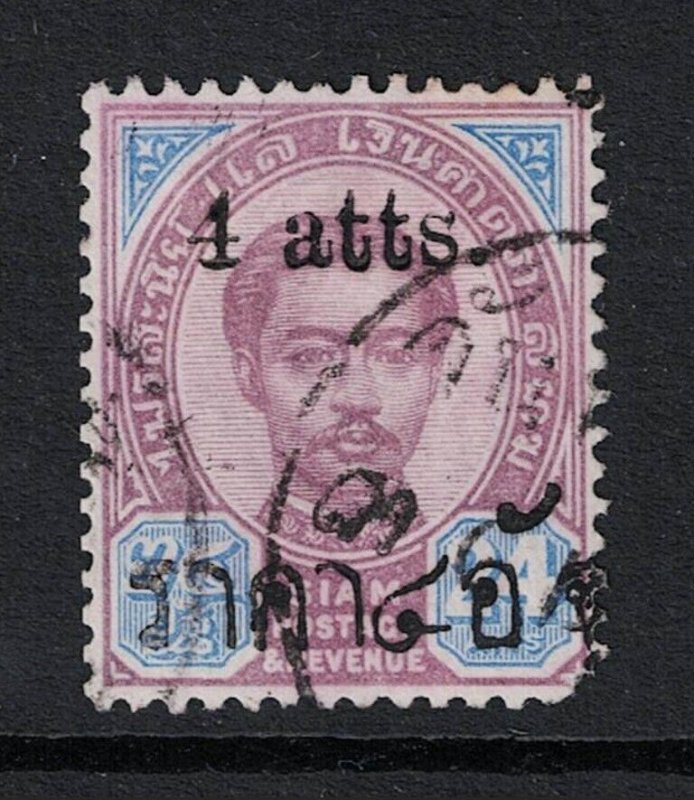 Thailand 1899 4a on 24a Used / Roman Letters - S21659