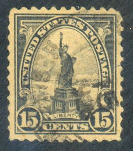 U.S. #696 USED THIN SCUFF ON BACK