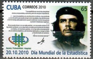 CUBA Sc# 5178  ERNESTO CHE GUEVARA World Statistics Day 2010  MNH mint