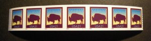 Scott 3475, 21 cent Bison, PNC7, #V1111 MNH Peak/Valley