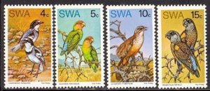 South West Africa 1974 Rare Birds set Sc# 363-66 NH