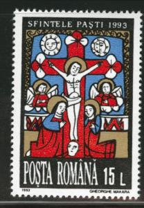 ROMANIA Scott 3803 MNH** Easter stamp of 1993