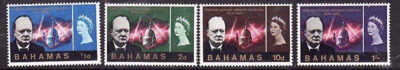 Bahamas-Sc#224-7- id7-unused hinged set-Churchill-1966-