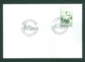 Norway. 1980 Cover 100 Ore. Spc.Cancel: Lions Club Nat. Convention: Kristiansand