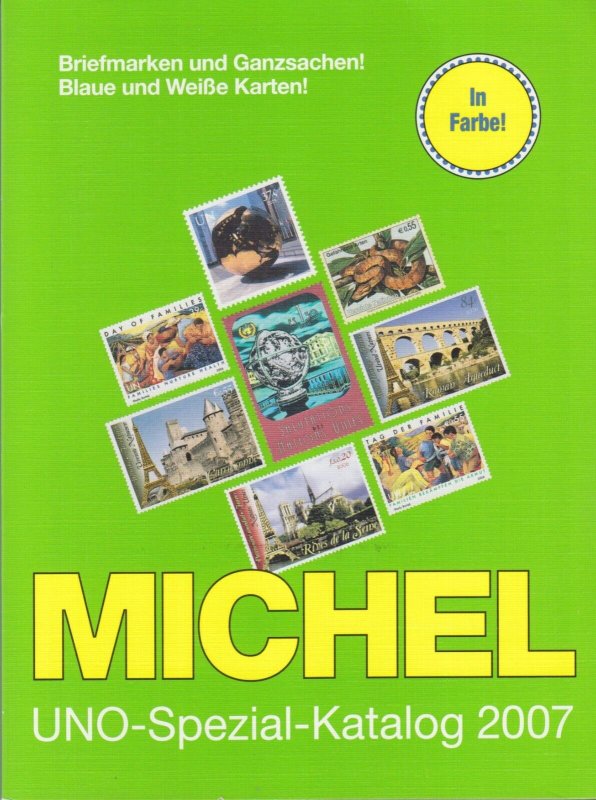 Michel UNO-Spezial-Katalog 2007, New. United Nations Specialized. 