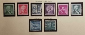 US Scott 1054-59a Liberty Series Coil Set MNH OG T7594