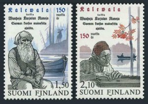 Finland 703-704, MNH. Michel 957-958. Kalevala, 150th Ann. 1985.