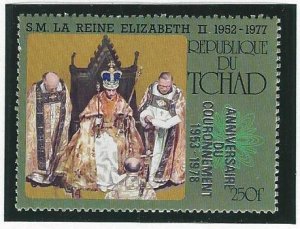 Chad QEII 25th Coronation ann.   mnh SC 347