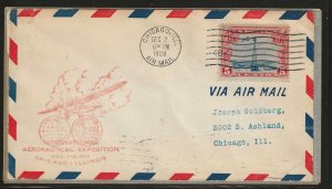 Just Fun Cover # C11 ON AIR MAIL AERONAUTICAL EXPO DEC/2/1928 Cover (11718)