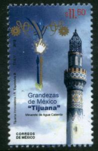 MEXICO 2797, TIJUANA, MINARET OF AGUA CALIENTE.. MINT, NH. F-VF.