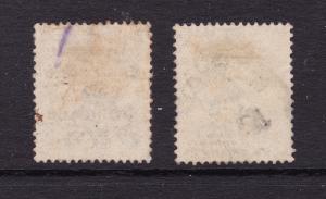 Ireland a 9d & 10d KGV (GB) overprint 1922 both used