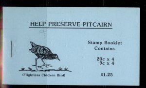 PITCAIRN ISLANDS QEII, 1986 Help Preserve Pitcairn stamp booklet, STAMPEX 86.