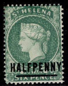 ST. HELENA QV SG34, ½d emerald, M MINT. Cat £20.