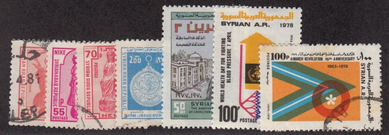 Syria - 1978-79 - SC 798-800,802,805-06,834 - Used/H - 805-6 H