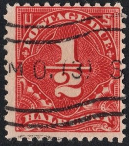 SC#J68 ½¢ Postage Due (1925) Used