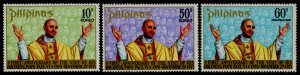 Philippines 1144-5, C105 MNH Pope Paul VI