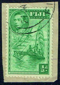 FIJI 1948 ½d green on paper part CDS - 41816