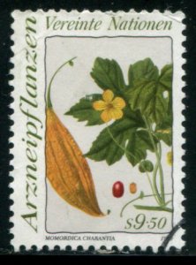 102 UN - Vienna 9.50s Medicinal Plants,  used