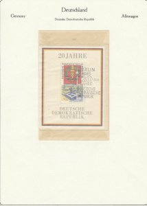 german democratic republic 1969 stamps page ref 18720