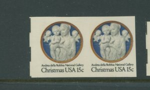 Scott 1768a Christmas IMPERF ERROR Mint Pair of 2 Stamps NH (Stock 1768-11)