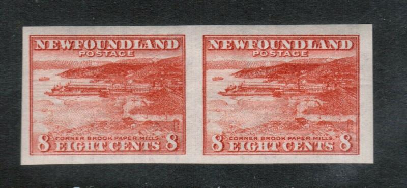 Newfoundland #209a Extra Fine Never Hinged Imperf Pair