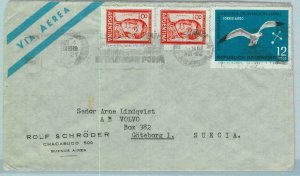 96859  - ARGENTINA - POSTAL HISTORY - Airmail  COVER  to SWEDEN 1965 -  28$