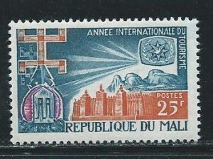 Mali 98 1967 ITY Tourist Year single MLH