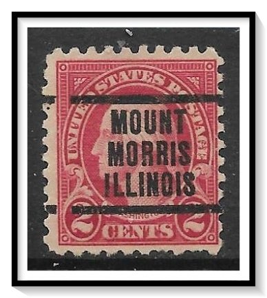 US Precancel #583 Mount Morris IL Used