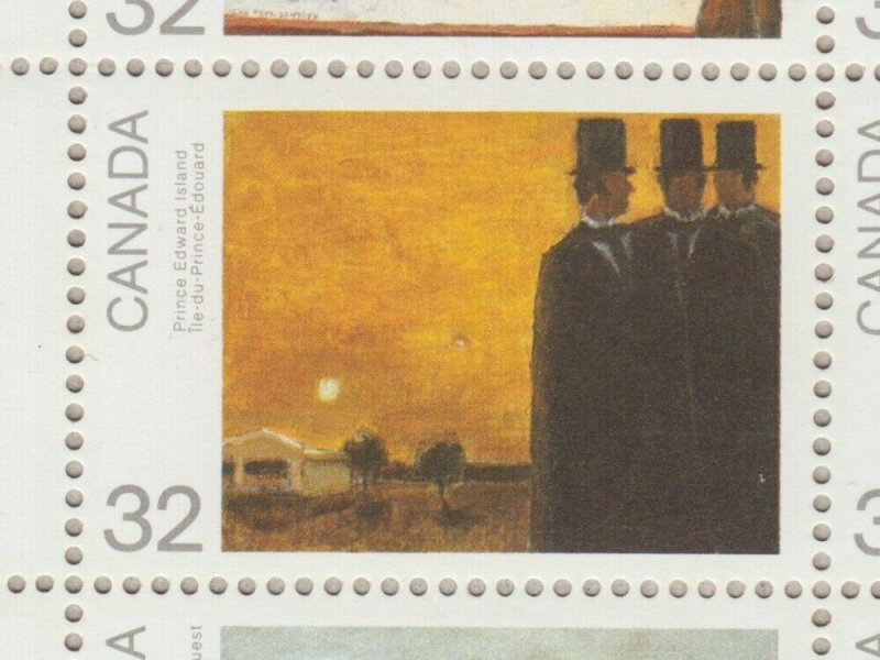 Thunderbolt & UFO = Unlisted VARIETY = Sheet MNH Canada 1984 #1022,1027a [ec112]