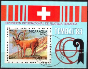 Nicaragua 1983 Goats TEMBAL ' 83 S/S Used / CTO