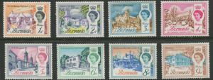 Bermuda - Scott 175-91 - QEII Definitive Full Set -1962 - MVH  - Set of 18 Stamp