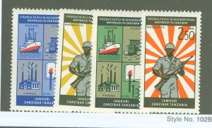 Zanzibar #323-326 Mint (NH) Single (Complete Set)