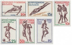 SENEGAL - 1963 - Friendship Games - Perf 5v Set - Mint Never Hinged